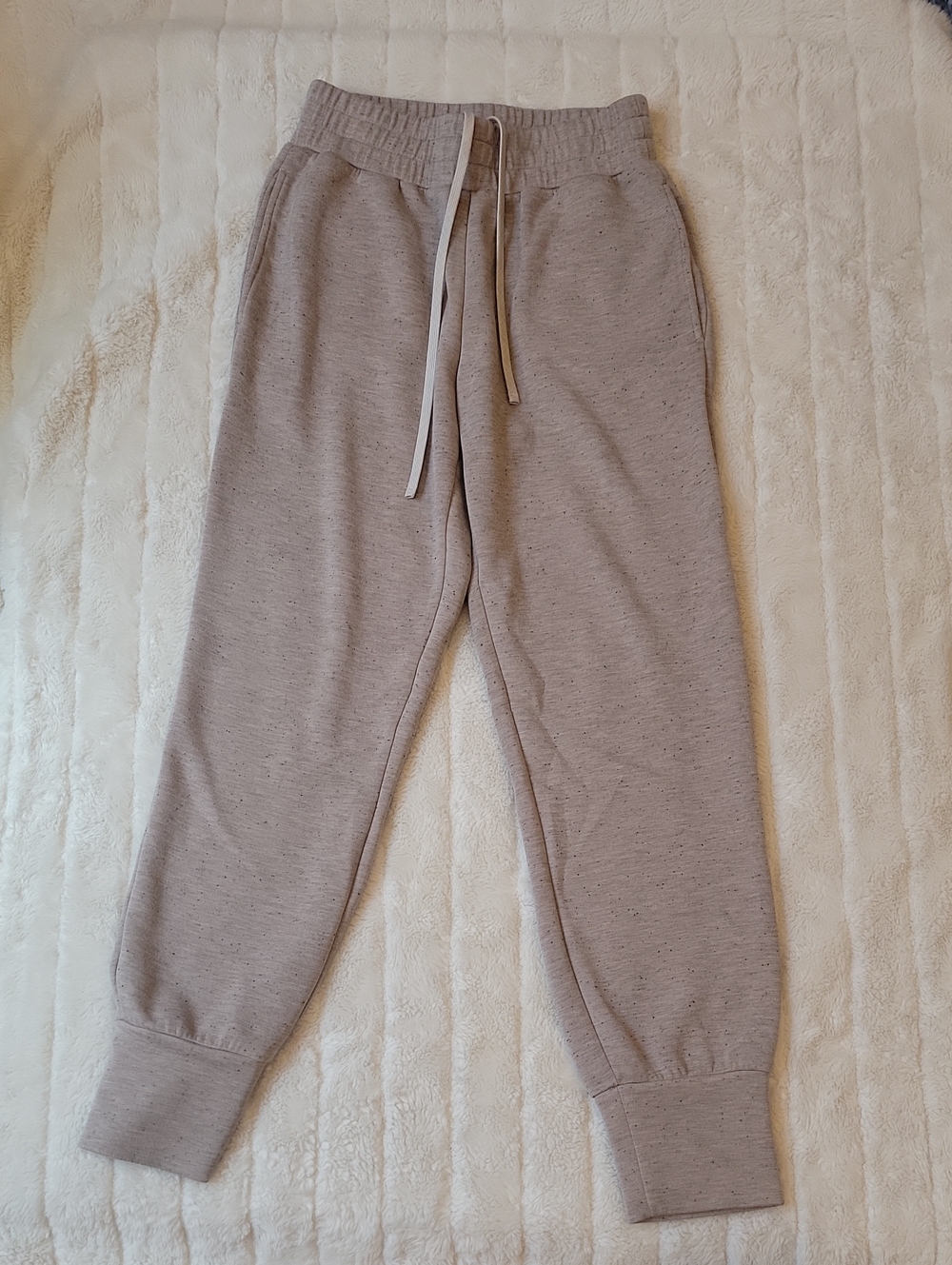 Varley Light Heather Gray Drawstring Jogger Pants